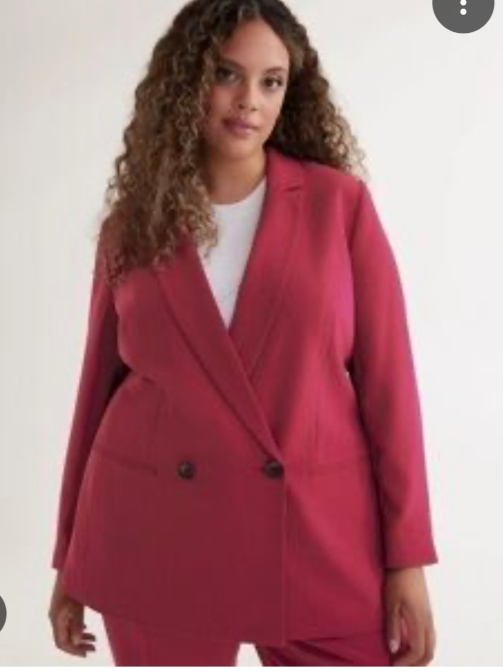 Penningtons Rose Pink Double-Breasted Blazer